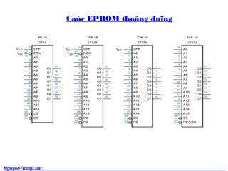 Cac EPROM tho?ng du?ng 
NguyenTrongLuat 
9 
 