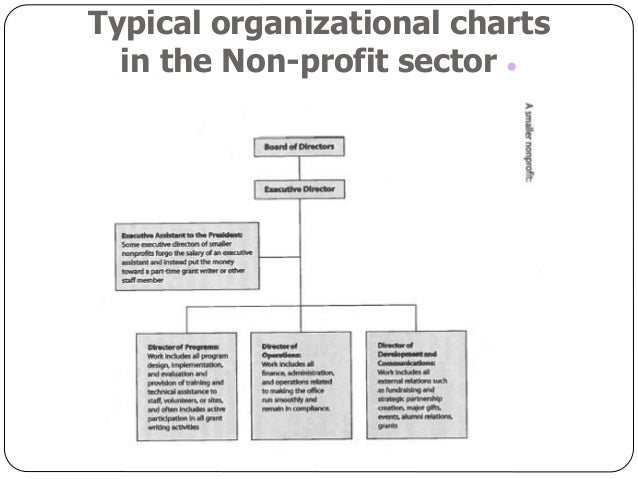 Small Non Profit Organizational Chart
