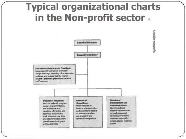 Typical Non Profit Organizational Chart