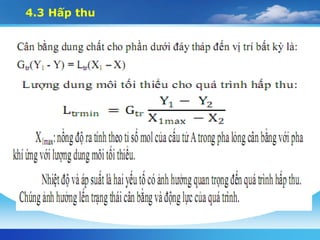 4.3 Hấp thu
 