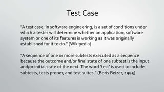 4th lecture on Software Testing given to KTU students. | PPTX ...