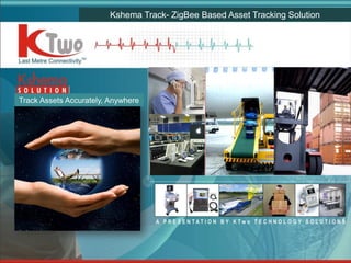 Kshema Track- ZigBee Based Asset Tracking Solution




Track Assets Accurately, Anywhere
 