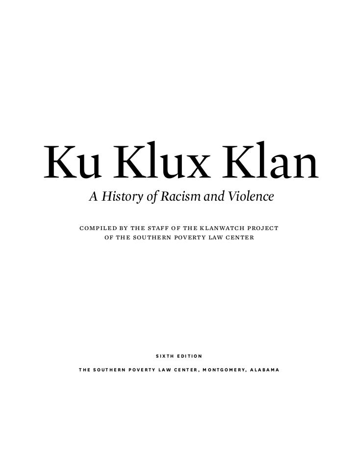 Ku klux klan introduction essay