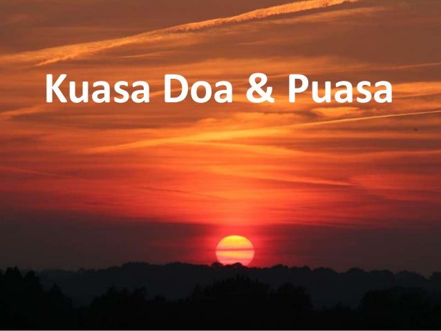 Kuasa Doa dan Puasa