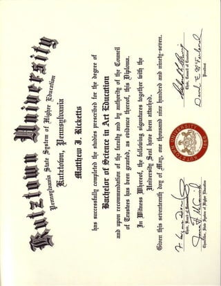 KU Bachelors Diploma