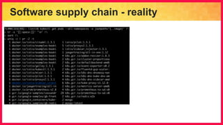 Software supply chain - reality
 
