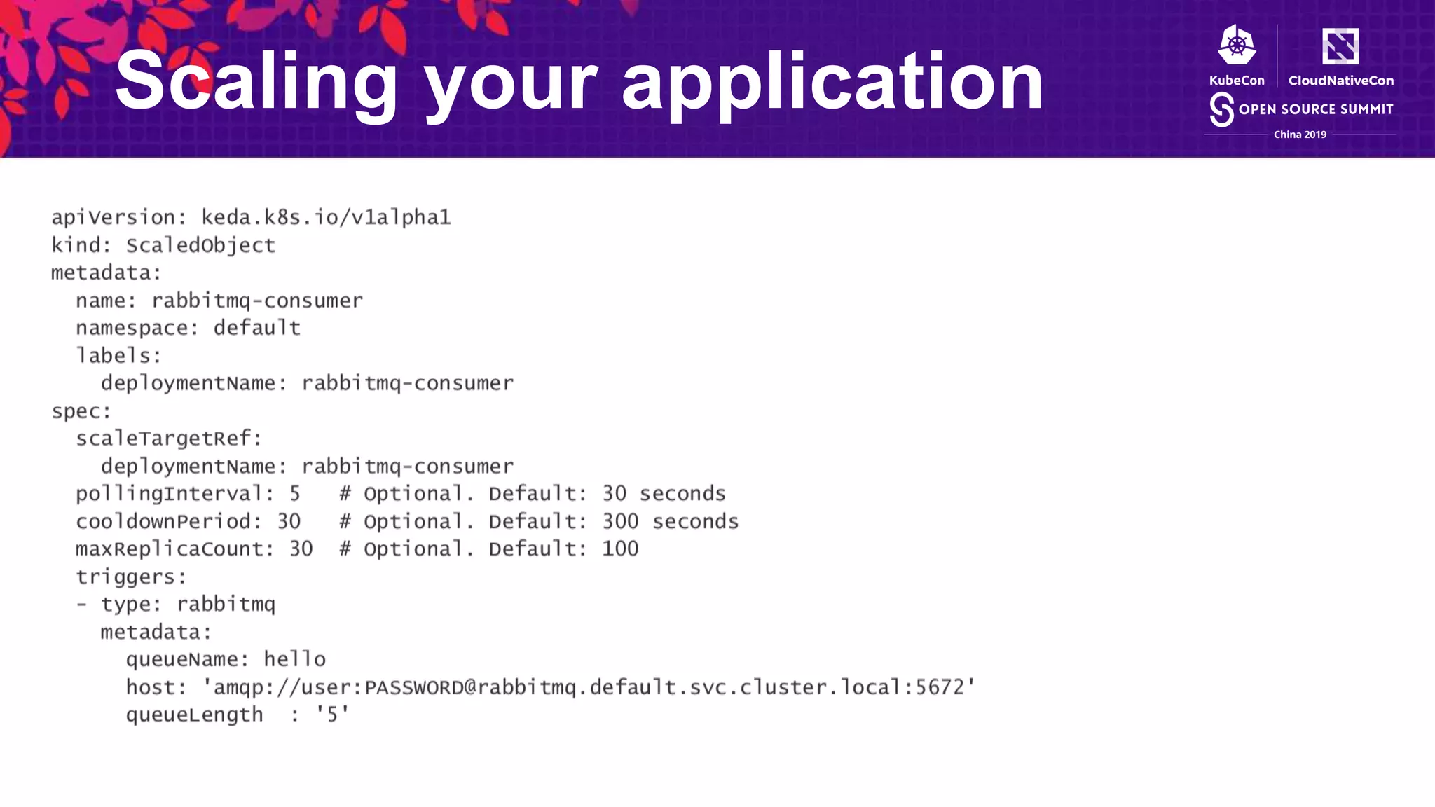 Scaling your application
 