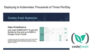 Deploying to Kubernetes Thousands of Times Per/Day
 