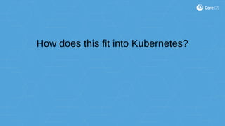 How does this fit into Kubernetes?
 