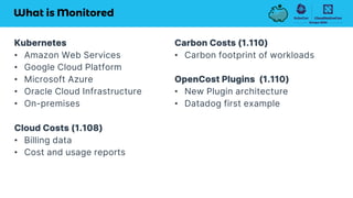KubeConEU24-Monitoring Kubernetes and Cloud Spend with OpenCost | PDF