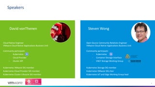 KubeCon Europe 2019 - VMware SIG - Intro to the CSI driver | PDF