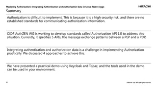 Mastering Authorization: Integrating Authentication and Authorization ...