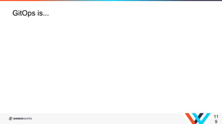 11
9
GitOps is...
 