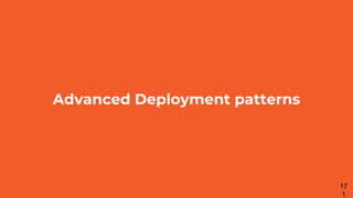 Advanced Deployment patterns
17
1
 