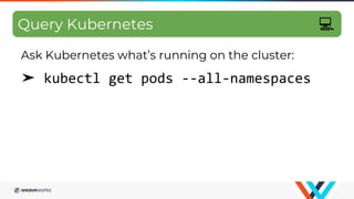 GitOps hands-on 1/10
Ask Kubernetes what’s running on the cluster:
➤ kubectl get pods --all-namespaces
Query Kubernetes 💻
 