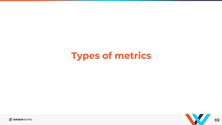 69
Types of metrics
 