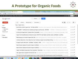 A Prototype for Organic Foods
 