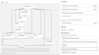 Pipeline: Train the model and monitor with OpenScale
 