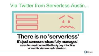 Via Twitter from Serverless Austin...
 