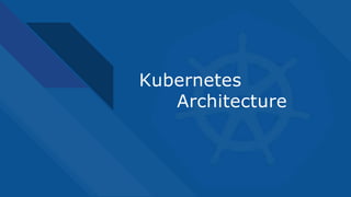 Kubernetes
Architecture
 