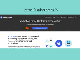 Kubernetesのきほん