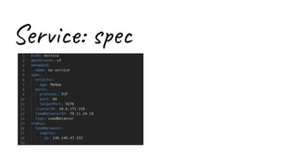 Service: spec
 