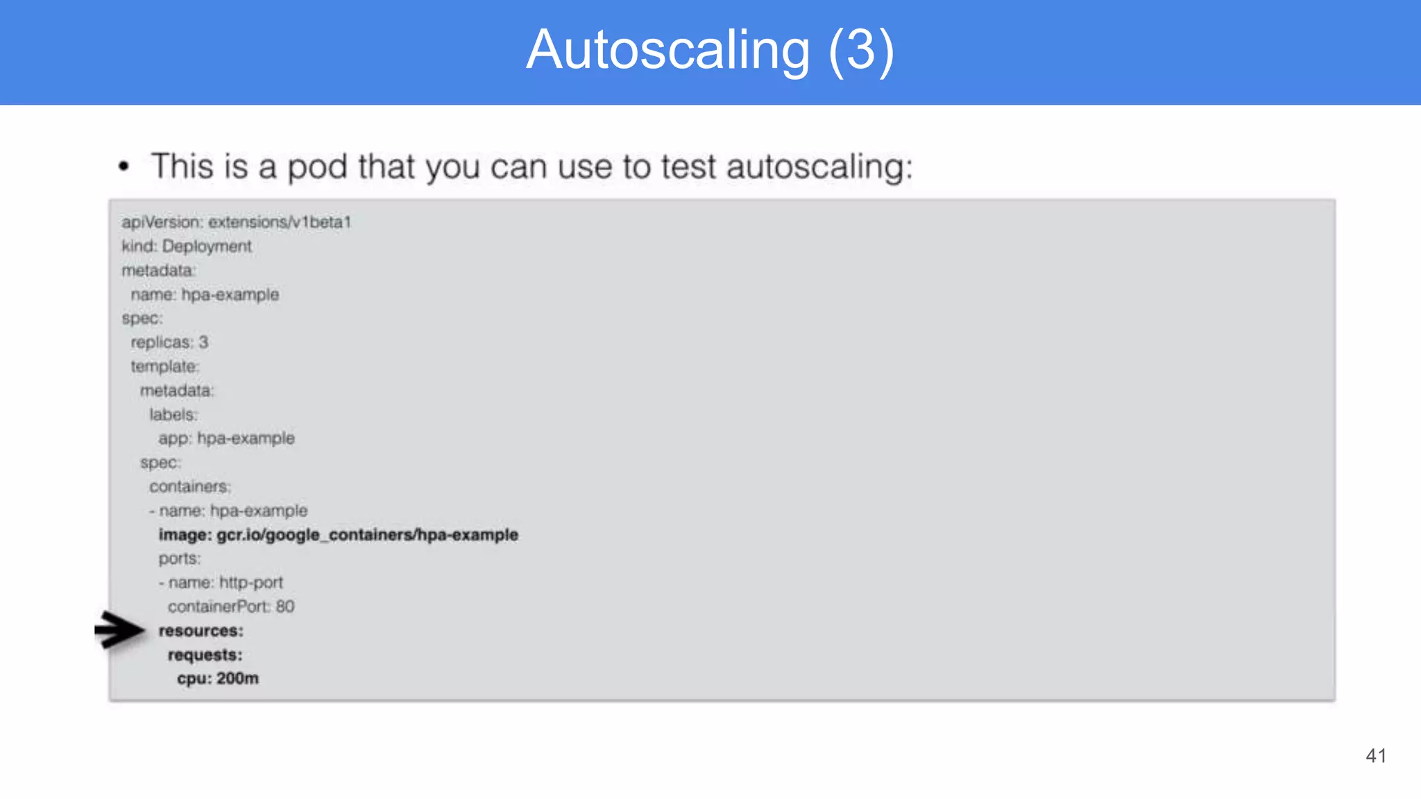 41
Autoscaling (3)
 