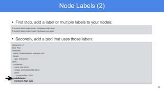 32
Node Labels (2)
 
