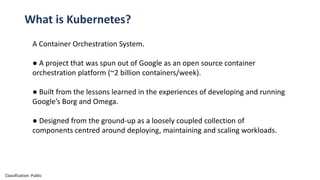 Container Orchestration using kubernetes | PPTX