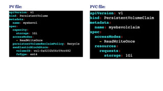 PV file: PVC file:
 