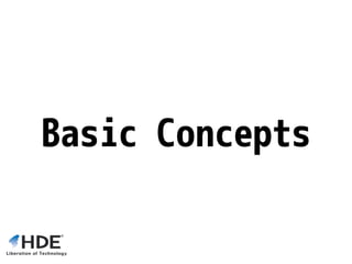 Basic Concepts
 