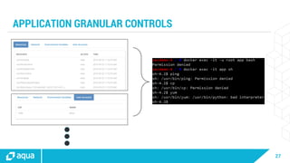 27
APPLICATION GRANULAR CONTROLS
 