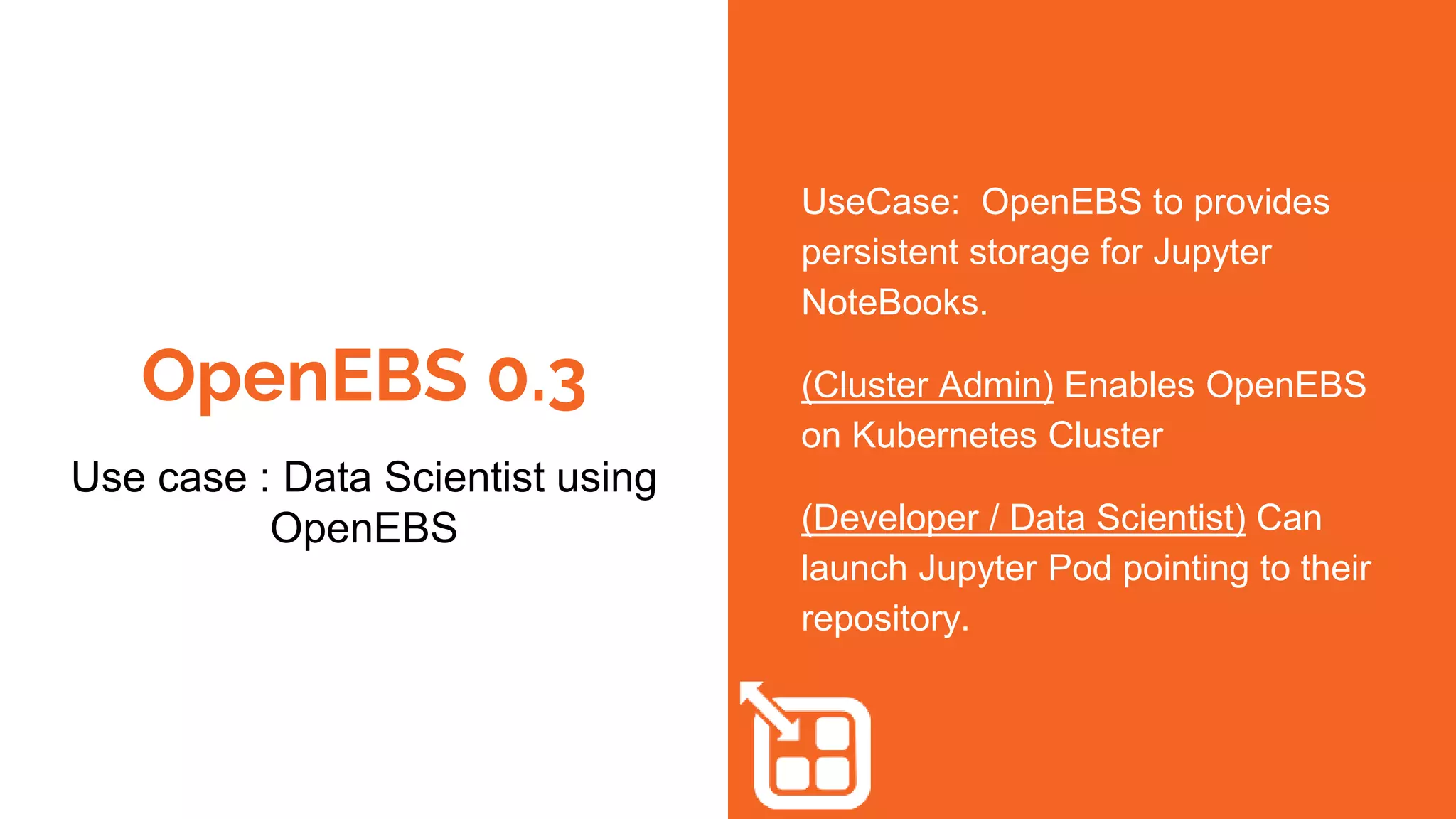 ✓ Scalbility - no metadata bottleneck
Global Metadata at a system level
Logical
volumes
Lun
Application
Metadata is managed at
block level
IO Blocks
IO Blocks
100TB
Raw
8 TB
Meta
100TB
Raw
XFS Meta data XFS Meta data2 TB
Meta
2 TB
Meta
Logical
Volumes in XFS files
Volume
meta
Lun
Application
IO Blocks
IO Chunks
Metadata of the volume is
managed at chunk level
100 GB
Meta
The volume IO processing has to
deal with the global metadata of
8TB
The volume IO processing has to
deal with the volume metadata of
100GB
 