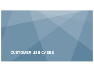 35 Copyright  ©  2014  Juniper  Networks,  Inc.          www.juniper.net  
CUSTOMER  USE-­CASES
 