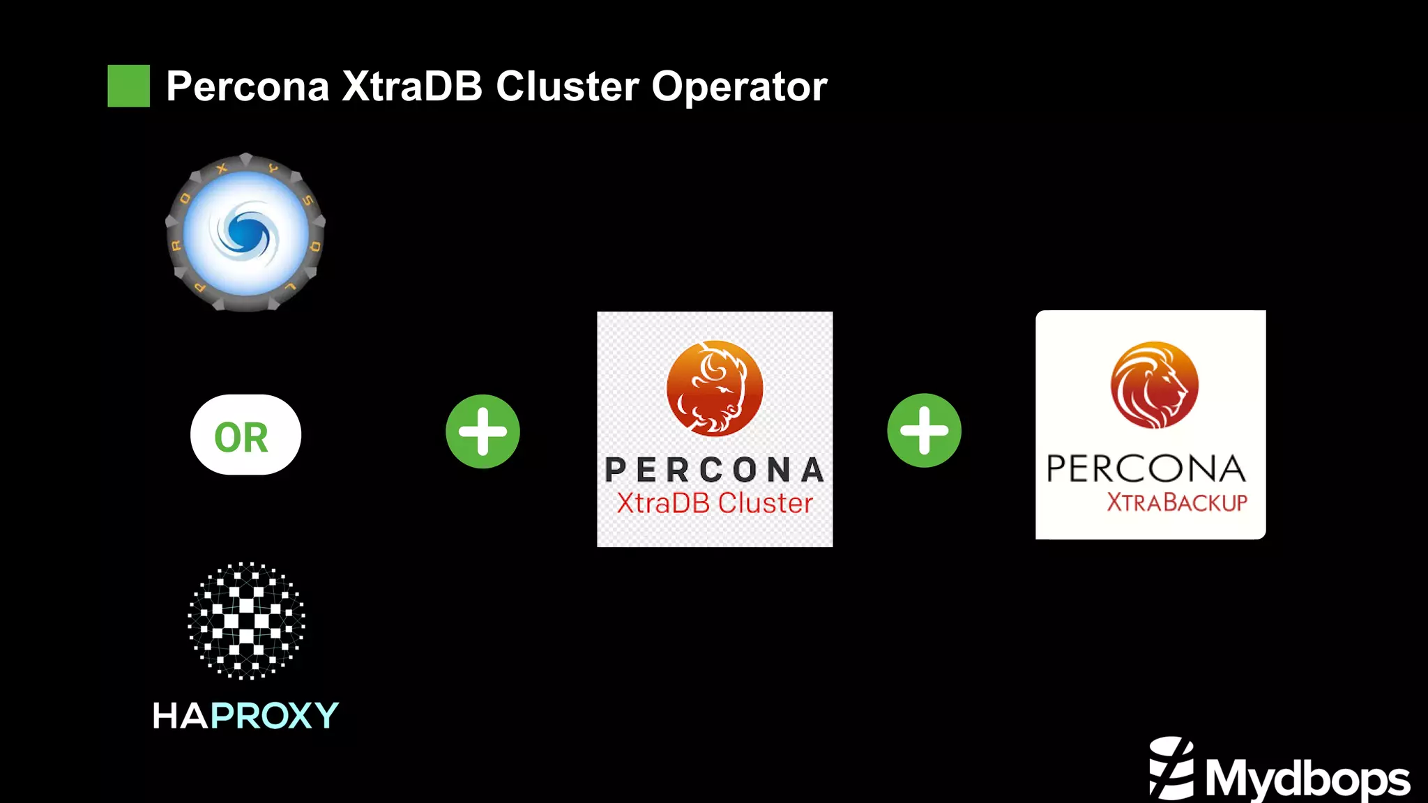 Percona XtraDB Cluster Operator  OR 