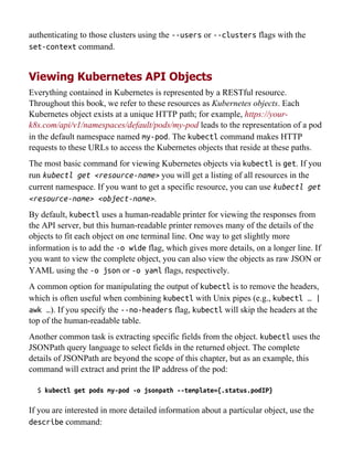 Unic Object Kubernetes up running | PDF