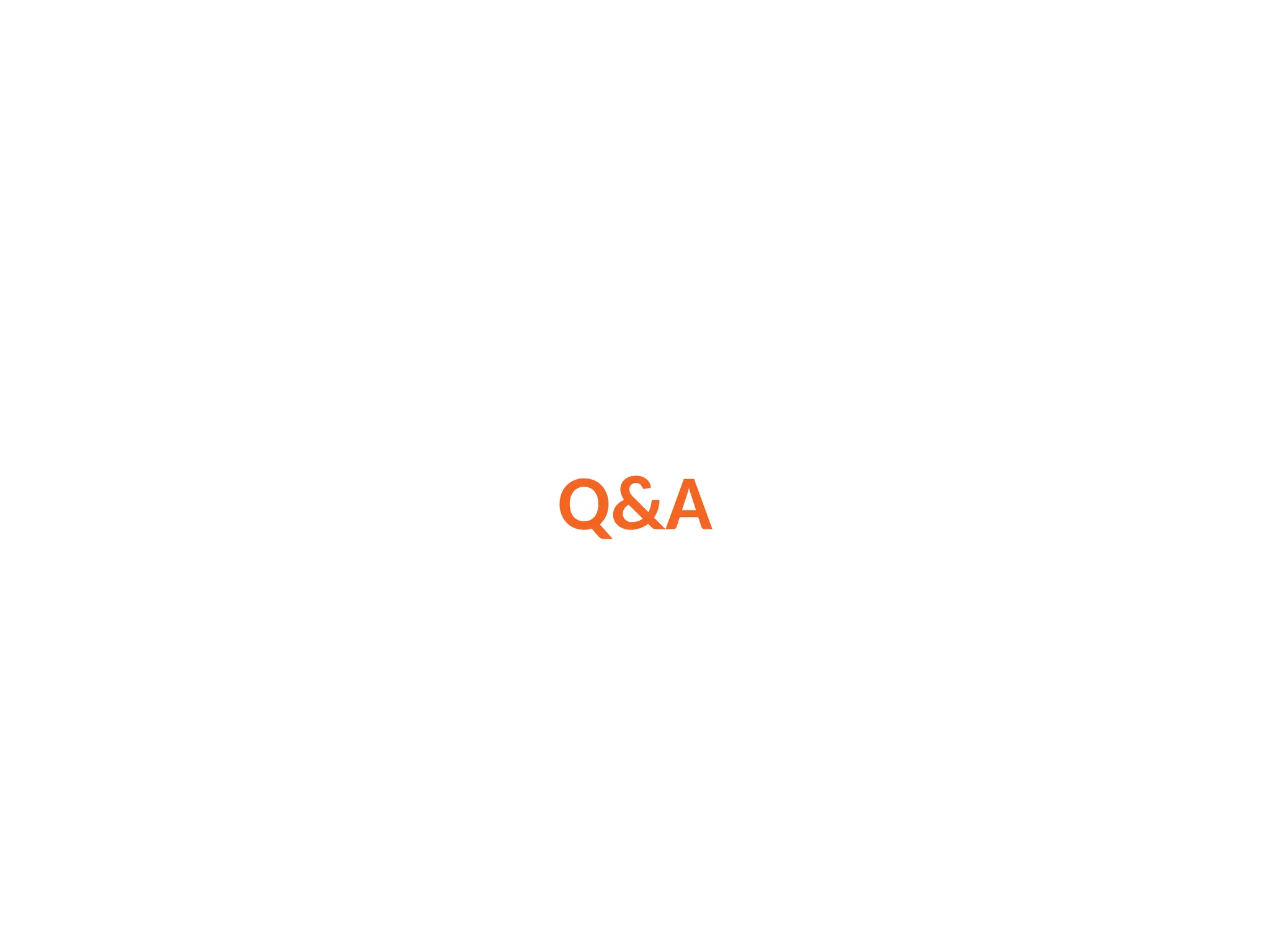 Q&A
 