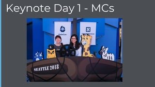 Keynote Day 1 - MCs
 