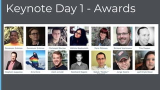 Keynote Day 1 - Awards
 