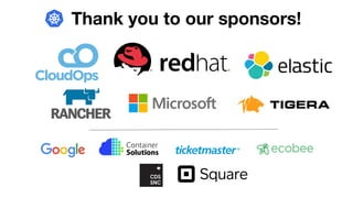 Thank you to our sponsors!
 