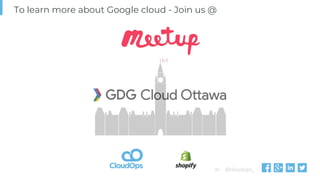 cloudops.com @cloudops_
To learn more about Google cloud - Join us @
 