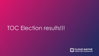 TOC Election results!!!
 