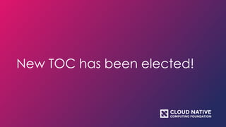 New TOC has been elected!
 