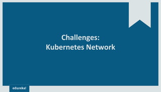 Challenges:
Kubernetes Network
 