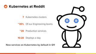 Kubernetes at Reddit: An Origin Story - KubeCon NA 2018 Slide 36