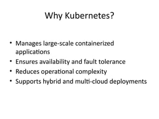 Open-source container orchestration platform | PPTX