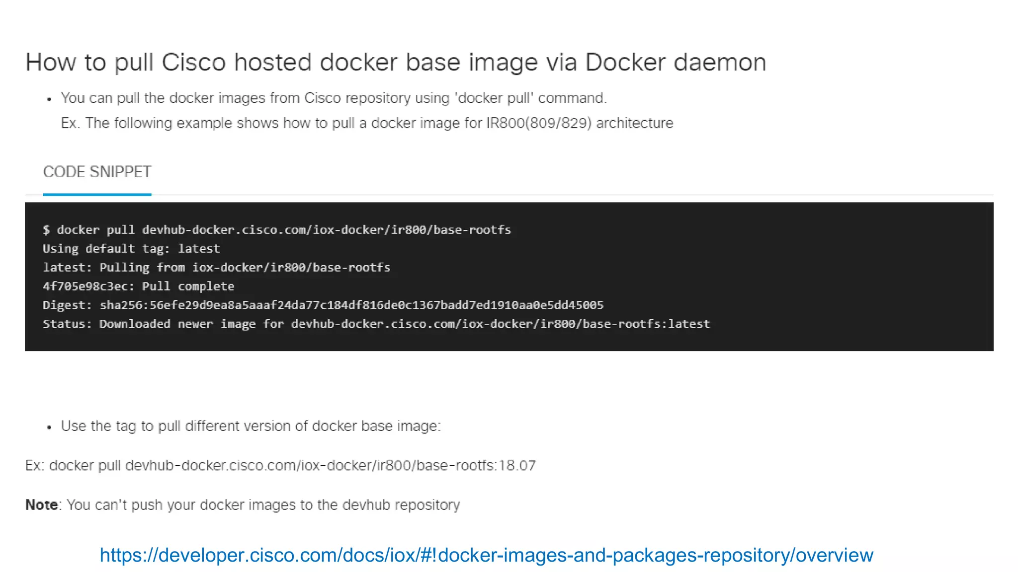 https://developer.cisco.com/docs/iox/#!docker-images-and-packages-repository/overview