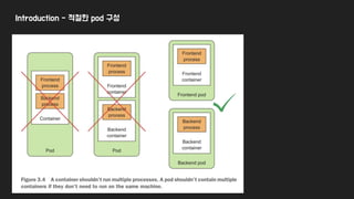 Introduction - 적절한 pod 구성
 