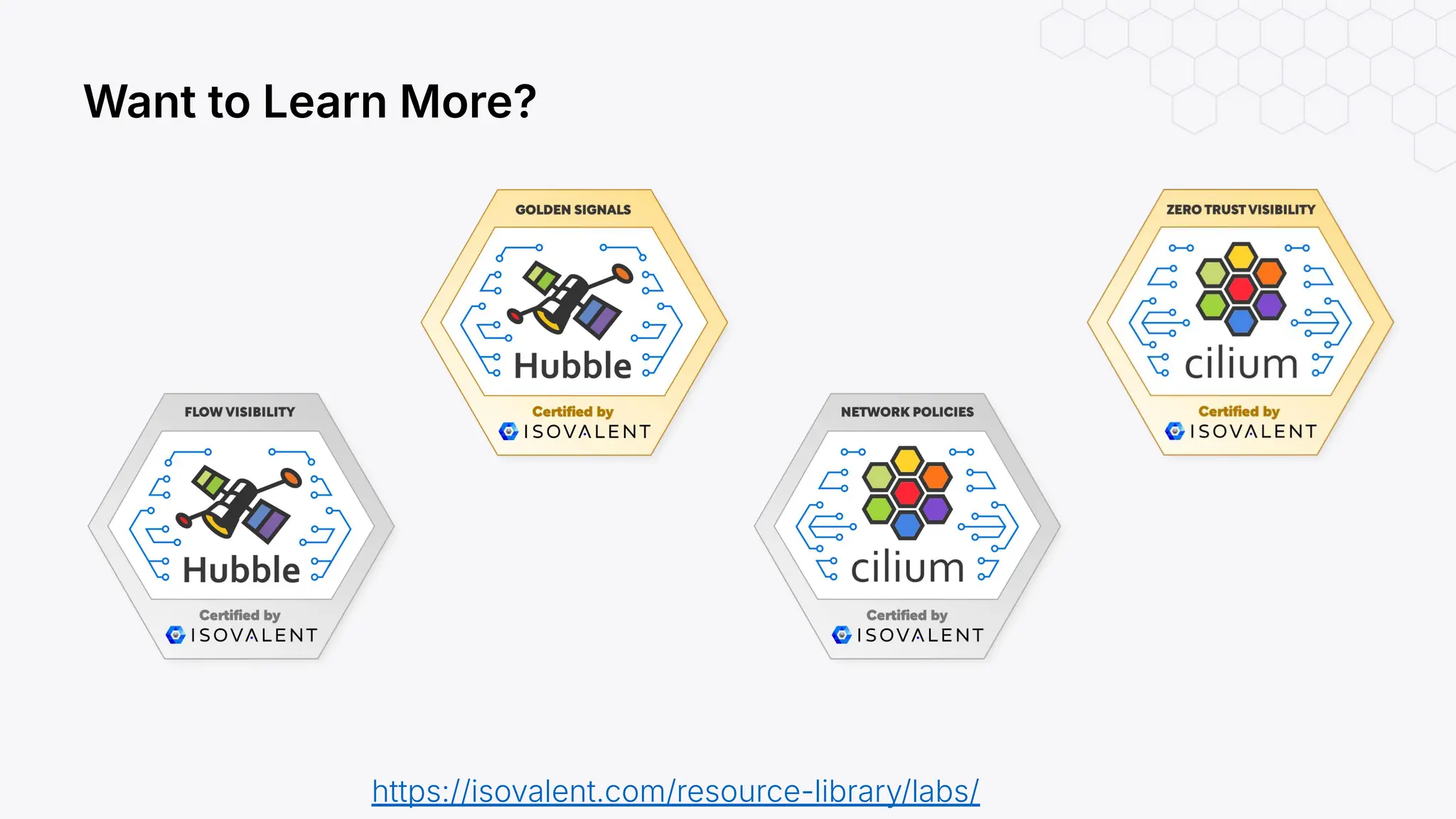 Want to Learn More?
https://isovalent.com/resource-library/labs/
 