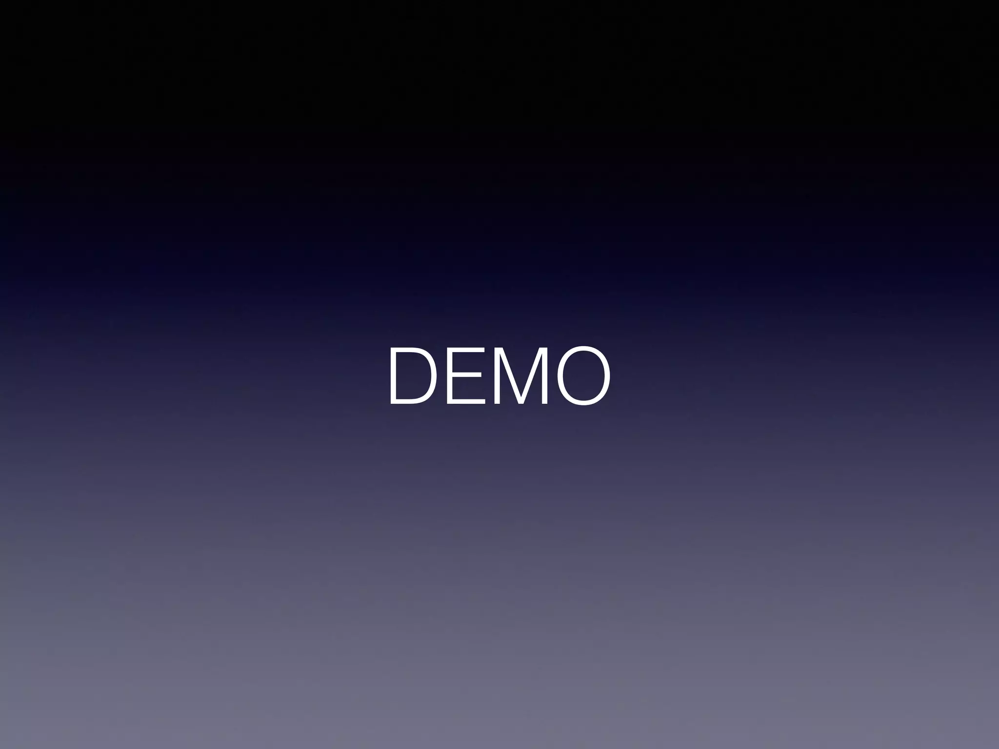 DEMO
 